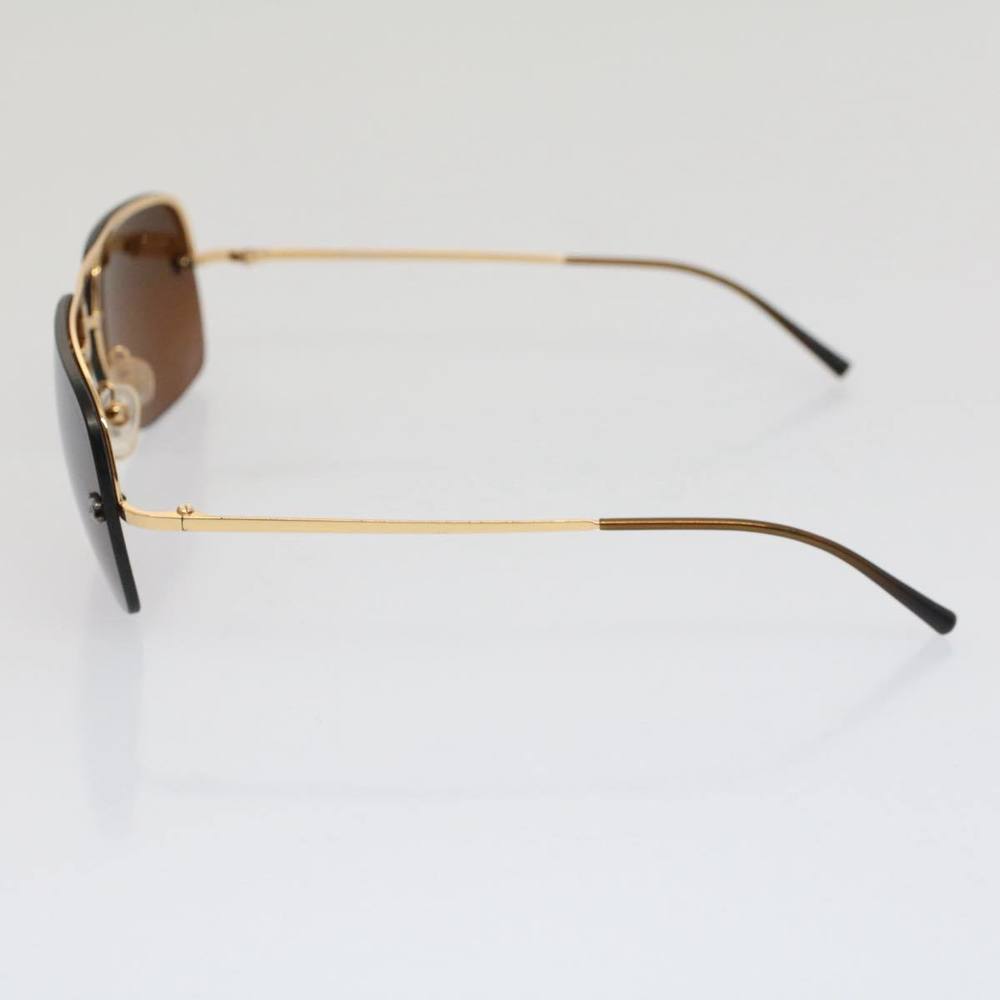 CHANEL Sunglasses Metal Black Gold Tone CC Auth 53401 - Picture 5 of 15